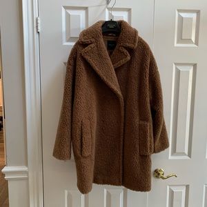 Weekend Max Mara Teddy Coat Brown